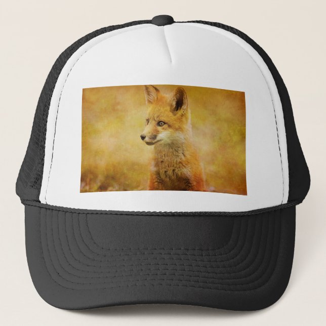 Fox i skogen truckerkeps (Framsida)