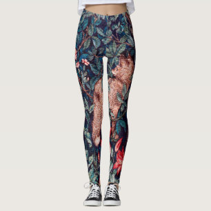 Fox i skogen, William Morris Leggings