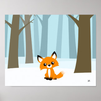 Fox i skogens Poster