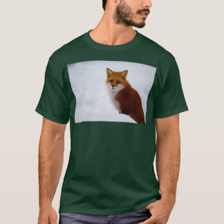 Fox i snö 2 t shirt