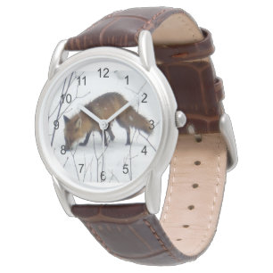 Fox i Snö Armbandsur