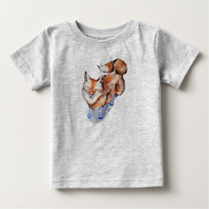 Fox i socklar t-shirt