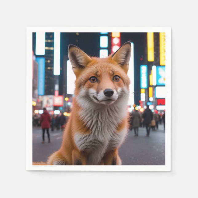 Fox i Times Square Pappersservett (Framsidan)