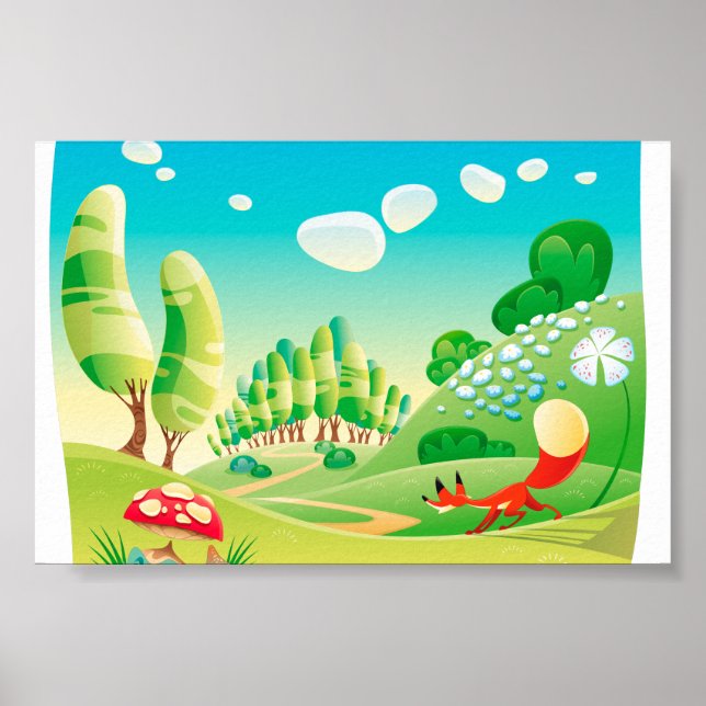 Fox i träet. poster (Framsidan)