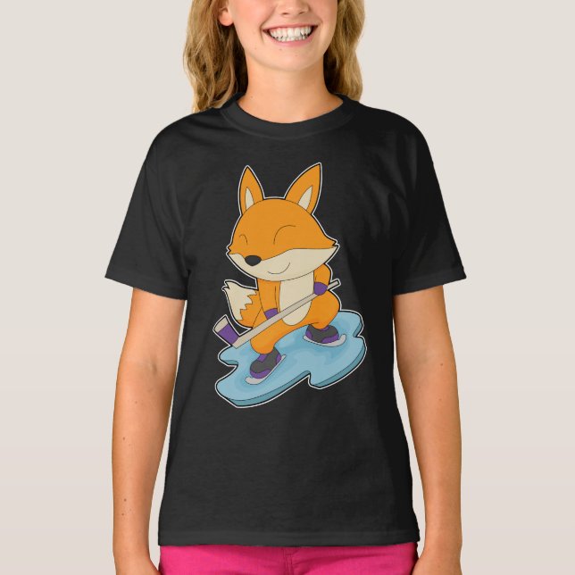 Fox Ice hockey Ice hockey stick T Shirt (Framsida)