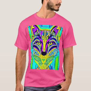 Fox Illustration Artistic Fox Älskare T Shirt