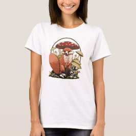 fox in nature t shirt