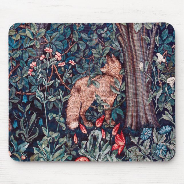 Fox in The Forest, William Morris Musmatta (Framsidan)