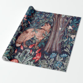Fox in The Forest, William Morris Presentpapper