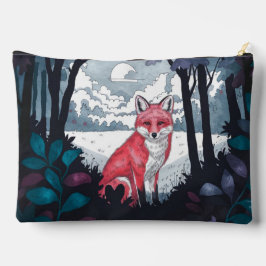 Fox in Wood Clearing Suppory Pouch Travel Bag