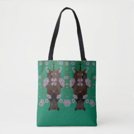Fox Jade Shoulder Tote (2 storlekar) Tygkasse