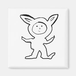 Fox Jammies by Cussdum Designs Magnet