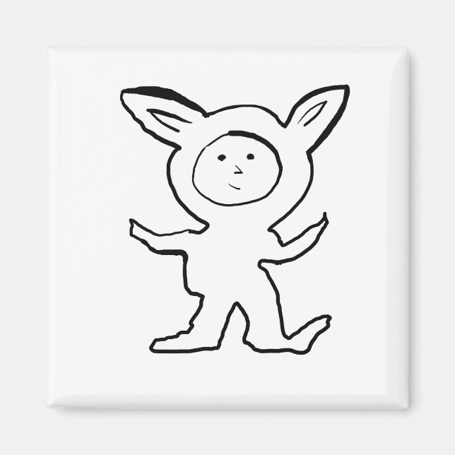 Fox Jammies by Cussdum Designs Magnet (Framsidan)