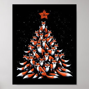 Fox Julgran Fox Julafton Träd Kvinnor & Boys Poster