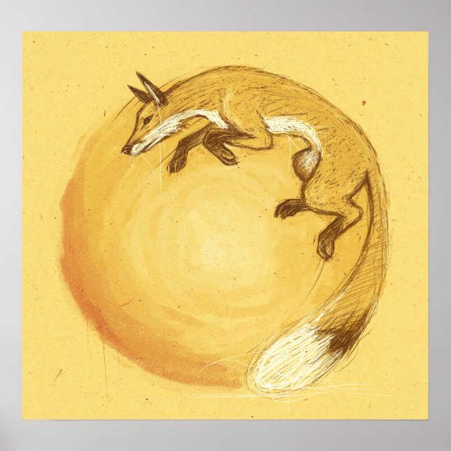 Fox Jump Poster (Framsidan)