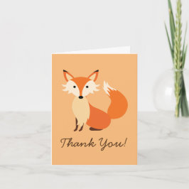 Fox Kid Cute Woodland Animal Tack Stationary Anteckningskort