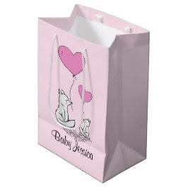 Fox Kit Heart-bubblor design Gift-fack