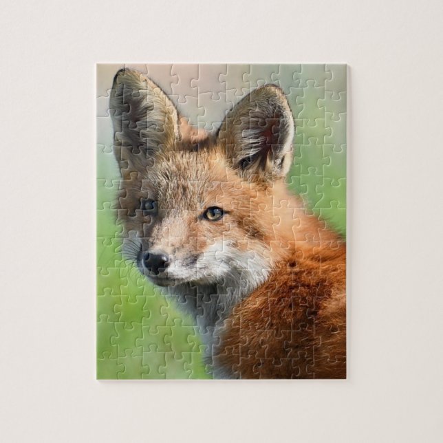 Fox Kit Puzzle (110 biet) Pussel (Vertikal)