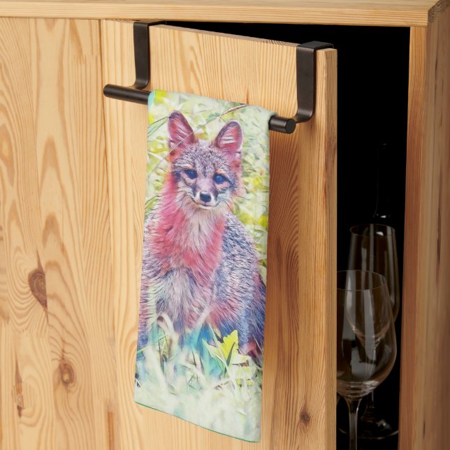 Fox Kitchen Towel Kökshandduk (Thirds Fold)