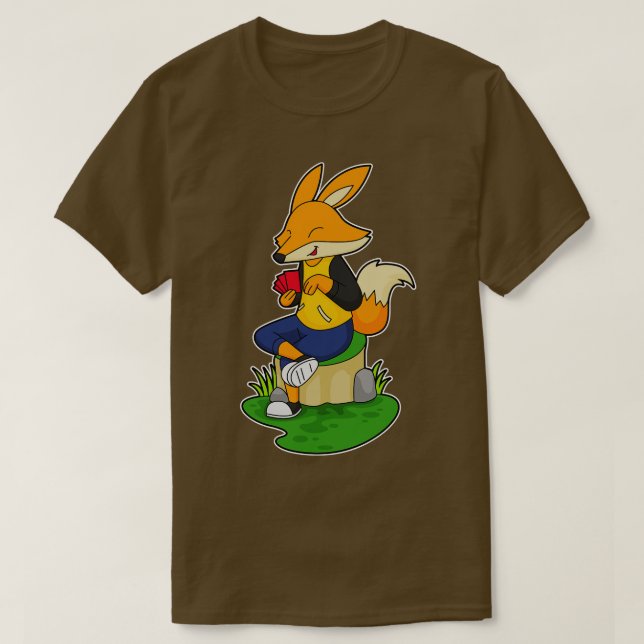 Fox-kort T Shirt (Design framsida)