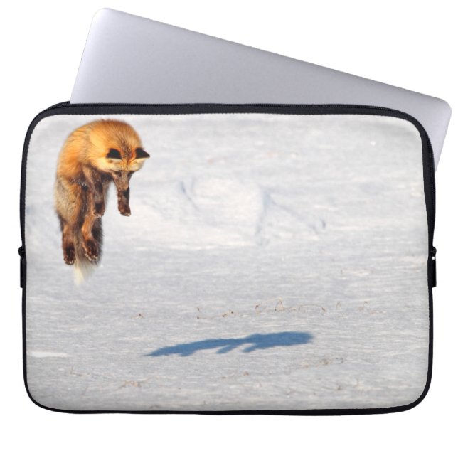 Fox Leap | Yukon, Kanada Laptop Fodral (Framsidan)
