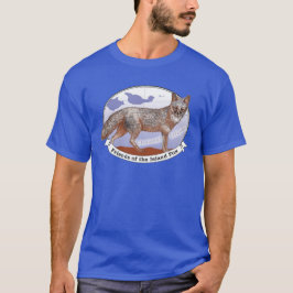 Fox Logotyp Djup Färg Unisex Kortärmad T-Shirt B