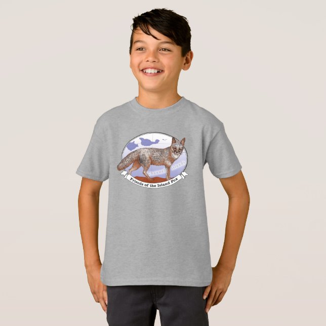 Fox Logotyp Färg Kids T-Shirt (Hel framsida)