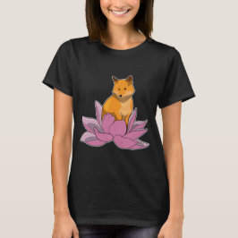 Fox Lotus blommblomma T Shirt