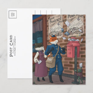 Fox Mail (World Postcard Day 2024) Vykort
