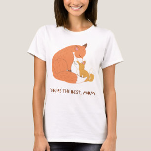 "Fox Mamma & Unge - Vild Tenderness Art" T Shirt