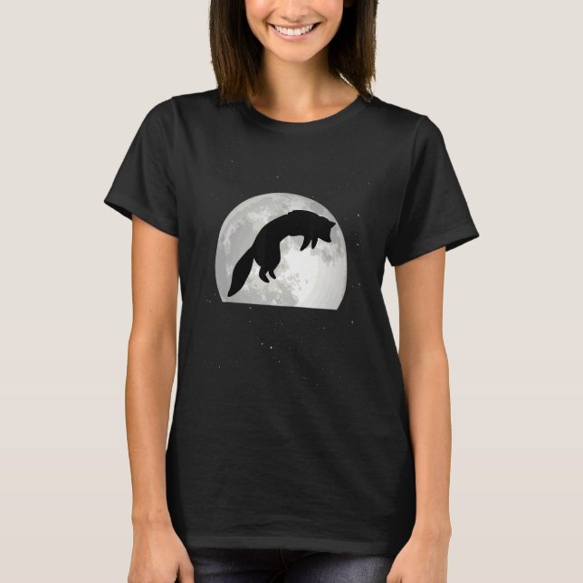Fox Måne Red Fox 1 T Shirt (Framsida)
