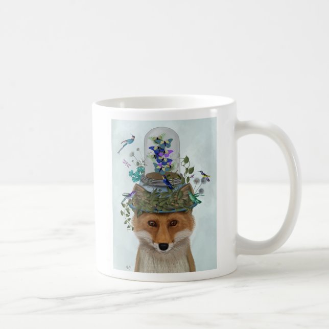 Fox med Butterfly Bell Burk Kaffemugg (Höger)