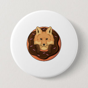 Fox med Donut Knapp