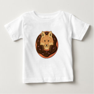 Fox med Donut T Shirt