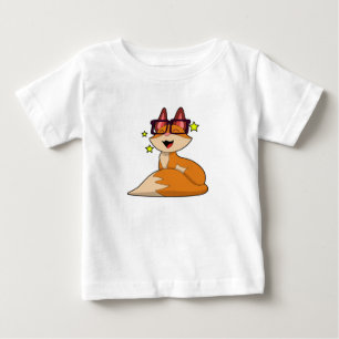 Fox med glasögon t shirt