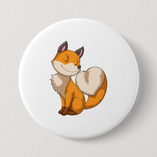 Fox med hjärta knapp