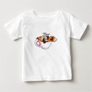 Fox med kaffe Kopp T Shirt