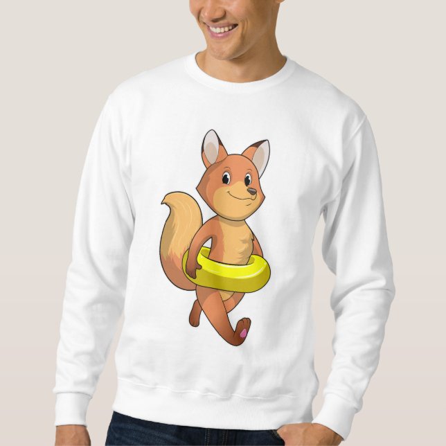 Fox med livboj lång ärmad tröja (Framsida)