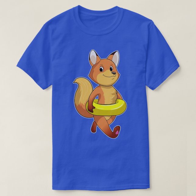 Fox med livboj t shirt (Design framsida)