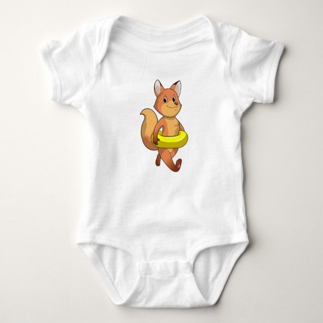 Fox med livboj t shirt (Framsida)