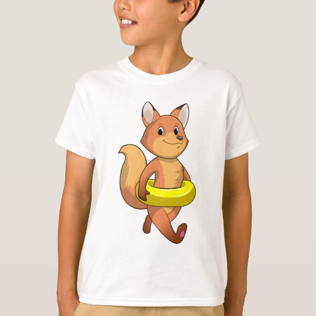 Fox med livboj t shirt (Framsida)