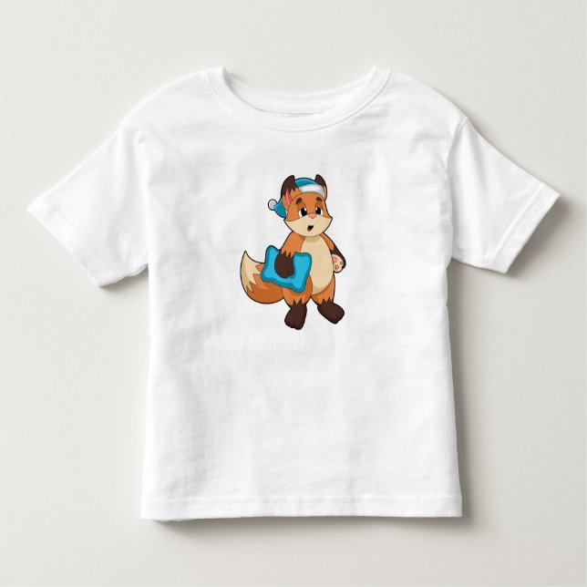 Fox med nightcap t shirt (Framsida)