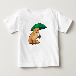 Fox med Parbrella T Shirt