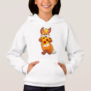 Fox med Pizza T Shirt