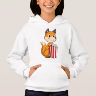 Fox med Popcorn T Shirt