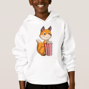 Fox med Popcorn T Shirt