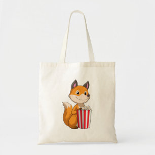 Fox med Popcorn Tygkasse