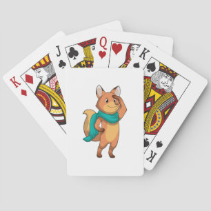 Fox med Scarf Casinokort
