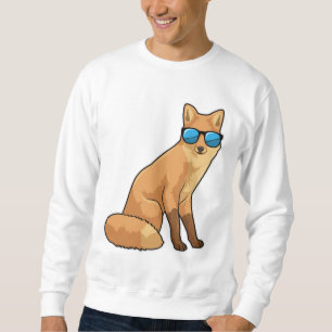 Fox med solglasögon lång ärmad tröja