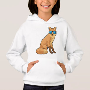 Fox med solglasögon t shirt